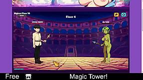 Exploring The Magic Tower In An Anime Game