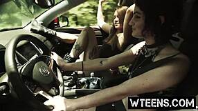 lovely blonde teen 18+ babe's intense scary sex joyride with gagging, rough choking, and deepthroat 😱