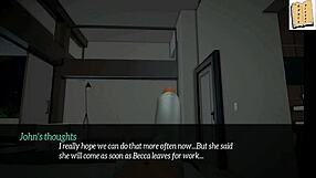 My new family bonds over intense handjob action with teen brunette.