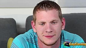 Hot Jock Passionately Rides Agent's Cock During Casting Interview For Business