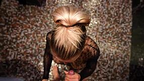 Beautiful leopard print clothing and cum stained sexual experience