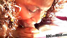 Baby, let’s go hard tonight, says this ebony couple during intense assfucking