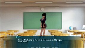 Beautiful anime babe gets naughty in this hentai video