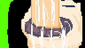 Hentai Blowjob On Big Cock In Pixel Art Animation Boldly