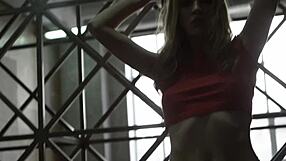 blond stasyq model sonya teases with natural tits.