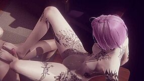 Alice Receives Footjob And Doggy Fuck From Futanari In Uncensored Hentai