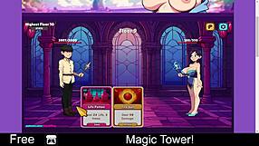Exploring The Magic Tower In An Anime Game