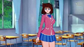 Tea Gardner Motivates You With Detailed Jerk Off Instructions Before Your Yu Gi Oh Duel