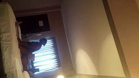 ebony babe rides in cowgirl position with intense passion