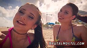 Daisy summers binds aidra fox and kharlie in extreme bondage domination!