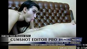 Romanian cam girl gives deep throat blow job