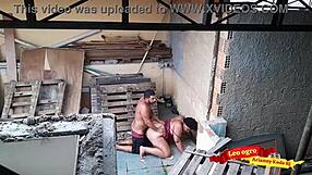 fucking my sister-in-law on the terrace in outdoor sex