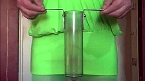 Freshly squeezed juice in a homemade setting