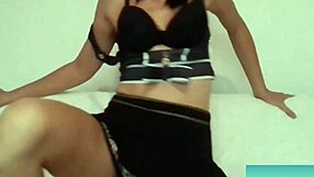 My first live cam session with wet shaved pussy masturbation