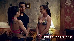 Daisy summers binds aidra fox and kharlie in extreme bondage domination!