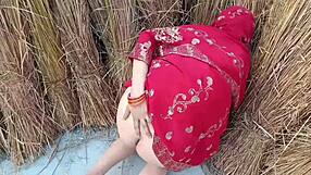 इंडियन मेड वाइफ को पहली बार रैंच पर बाहर चुदाई का मज़ा