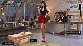 fashion business ep 3 part 27 shows office whore in hardcore bikini action.