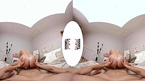 Blonde offers taboo blowjob as special gift in POV