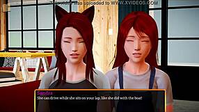 My New Family 407 - Big Titted Blonde in Erotic Cartoon Action, Ready to Play!