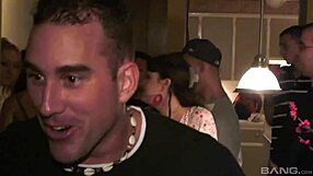 College party with anal sex and facial cumshot