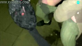 Cracky forgets objects in her pussy! Mature milf in public outdoor reality