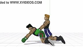 Gay boxer Little Mac in hot gay sex action