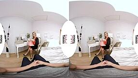 Blonde offers taboo blowjob as special gift in POV