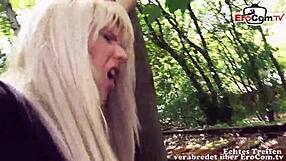 fat normal girl meets user on street shows her tits and fucks outdoor without condom pov