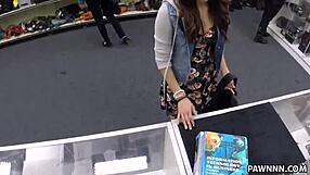 Group of students have sex in a pawn shop