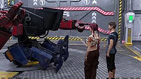 Stranded In Space 18 - Flirting And Teasing With Half-Robot Girl In Sexy Outfit