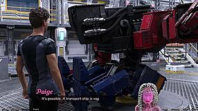 Stranded In Space 18 - Flirting And Teasing With Half-Robot Girl In Sexy Outfit