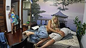 She is back and this time she is ready to have her small brown-haired girlfriend fucked