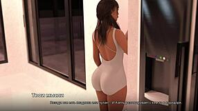 Beautiful anime game with blue eyes and big boobs - WVM Part 32