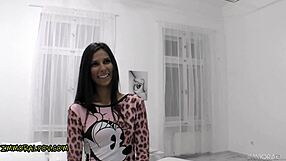 i'm a skinny newcomer with long legs, feeling shy during my first casting interview in pov 4k