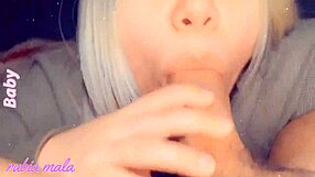 feeling the cum in my mouth from my friend's blowjob