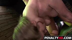Teen Hannah Heartly in extreme bondage humiliation scene