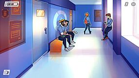 3D cartoon of rope and foot play in Academy 34
