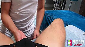 Foot massage turns hardcore with Kendrick Thomas and James Keresford