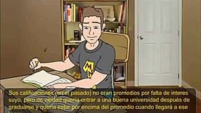 Busty Family Cheer Squad 1 en Español with BIG TITS Action