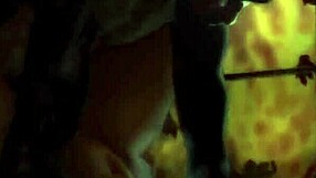 Cammy deepthroats big cock in hentai