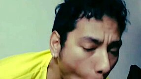 i'm enjoying this hairy macho guy's delicious cock with some sloppy blowjobs, ahh so good!