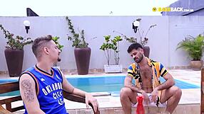 Can you handle fucking a brute macho man by the pool?