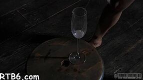 That brave girl is rough on her hot ass.