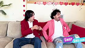 i swap with teens on sofa for kissing lessons but mess up the roleplay...