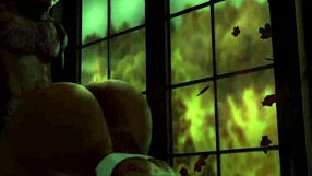 Cammy deepthroats big cock in hentai