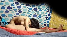 Spying on that Colombian teacher Alexia, busty and screaming?