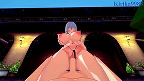 Hana and Tsuki Uzaki having intense sex in POV hentai