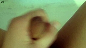 Enjoying some hot solo relaxation time