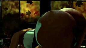 Cammy deepthroats big cock in hentai