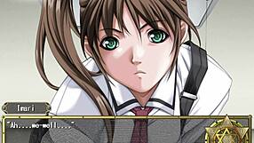 Busty girls vs demonic possession in Bible Black: The Infection - Hentai game